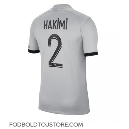 Paris Saint-Germain Achraf Hakimi #2 Udebanetrøje 2022-23 Kortærmet
